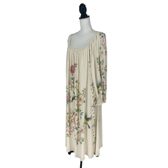 Johnny Was Byrdie Floral Boho Viscose Midi Dress - Picture 6 of 13